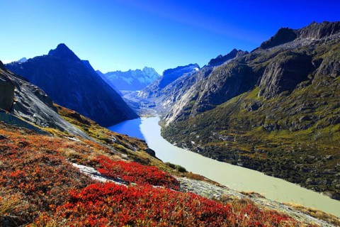 Swiss Alps, Grimselsee, Canton Bern, Switzerland, Europe