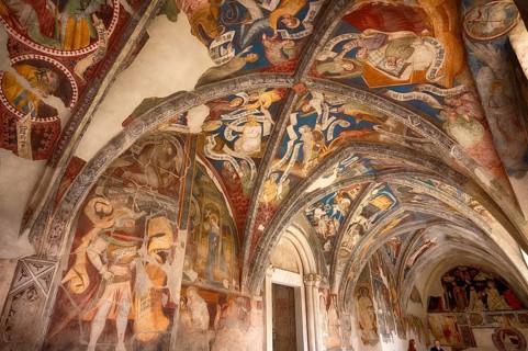 Frescoes in the cloister, Cathedral of the Assumption of Mary and St. Cassian, Bressanone