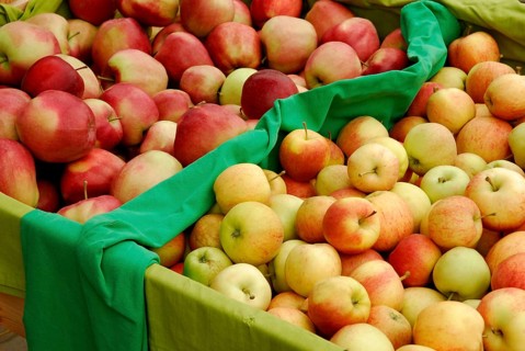 Apples 'Gloster' and 'Gala', apple