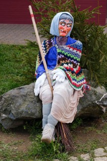 Figure of a witch, Walpurgis Night, St. Andreasberg, Lower Saxony, Germany, Europe