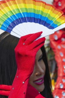 Drag Queen, Transvestite, Christopher Street Day, Cologne, North Rhine-Westphalia, Germany, Europe