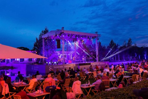 The Seebühne Dresden a new place for art, culture and enjoyment. On the Seebühne in the