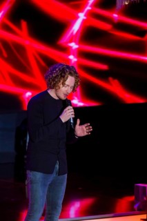 Christmas with us with Kim Fisher, dress rehearsal, Michael Schulte