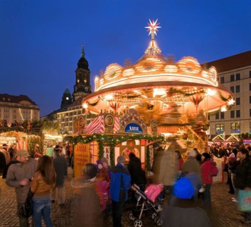 The Striezelmarkt, which has been held since 1434, is the oldest Christmas market in Germany and