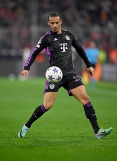Leroy Sané FC Bayern München FCB (01) on the ball, Champions League, Allianz Arena, Munich, Bayern,
