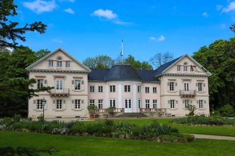 Villa Eugenia, last residence of the Princes of Hohenzollern-Hechingen, classicist central building