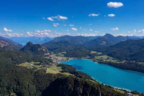 Rohnenaufnahme, Fuschlsee, Fuschl am See, Alpine foothills, Salzkammergut, Land Salzburg, Austria,