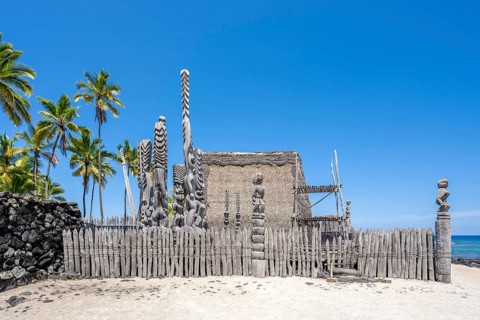 Pu'uhonua O Honaunau National Historical Park, Big Island, Hawaii, USA, North America