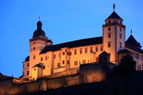 Marienberg Fortress, Würzburg, Lower Franconia, Bavaria, Germany, Europe