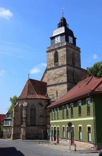 Holy Trinity Church, Eisfeld, Hildburghausen County, Thuringia, Bavaria, Germany, Europe