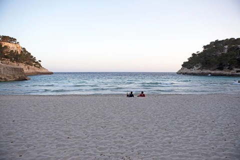 Cala Mitjana Beach, Menorca, Balearic Islands, Spain, Europe
