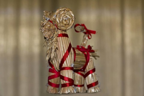 Christmas Straw Goat