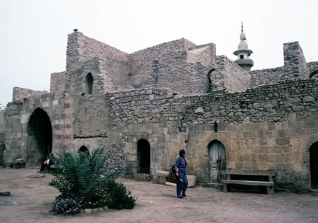 Aqaba Castle, Mamluk Castle, Aqaba, Jordan, Crusader fortress in 1998, Asia