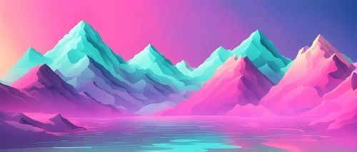 Iridescent neon background, Holographic Abstract soft pastel colors backdrop, AI generated