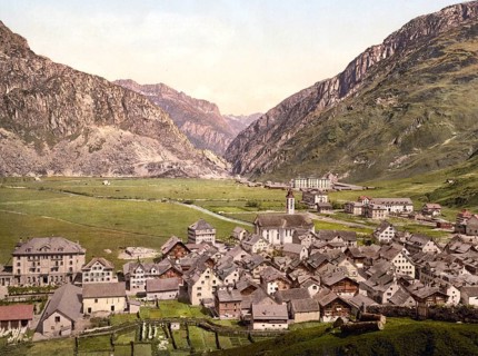 Urseren, also Ursern, is the valley of the upper Reuss in Uri, Switzerland, running southwest to