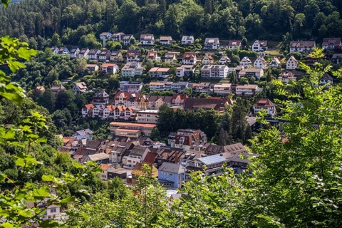 View of Triberg in the Black Forest, Baden-Württemberg, Germany, Europe