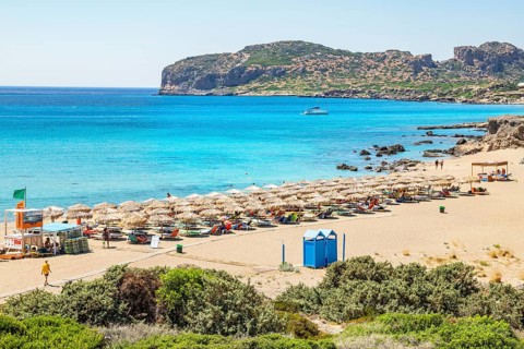 Falasarna beach, Chania, Crete, Greek Islands, Greece, Europe