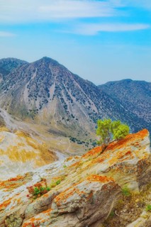 Nisyros volcano view, Nisyros Island, Dodecanese Islands, Greece, Europe