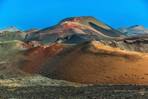 2016, Timanfaya National Park, Lanzarote, Fire Mountains of Timanfaya National Park, Montanas del