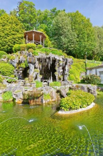 Artificial Grotto at Bom Jesus do Monte santuary, Braga, Minho Province, Portugal, Europe