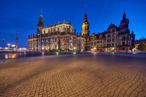 Dresden Court Church, Royal Palace, Hausmann Tower, Baroque, Renaissance and Neo-Renaissance