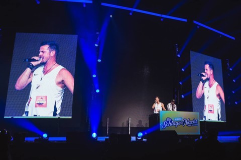 Stereoact at the Schlagernacht des Jahres live on Das Original Tour in the Berlin Uber Arena on 16