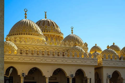 Al Mina Mosque, Hurghada, Red Sea, Egypt, Africa