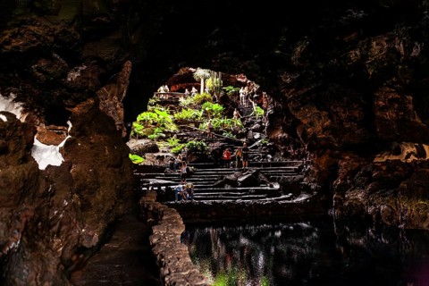 2016, Lanzarote, Jameos del Agua, lava tunnel, Cesar Manrique, ESP, Spain, Canary Islands, Canary