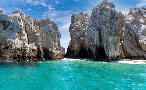 Los Cabos, Mexico, boat trip around scenic Arch of Cabo San Lucas, Playa Amantes, Playa del