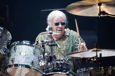 Ian Paice, drummer of Deep Purple live on 1 More Time Tour at the Max-Schmeling-Halle in Berlin on
