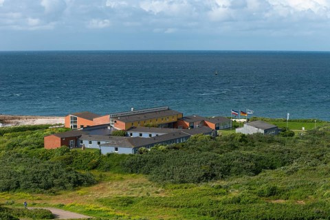 Youth Hostel, Haus der Jugend im Unterland, Heligoland Island, North Sea, Pinneberg District,