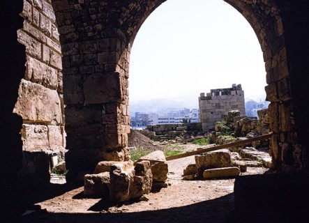 Historic crusader castle, Byblos, Lebanon 1998