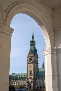 City Hall, State Government, North German Renaissance, Hamburg, Germany, Europe