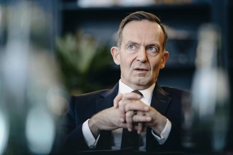 Volker Wissing (FDP), Federal Minister of Transport and Digital Affairs, recorded during an