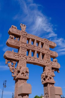 Reconstruction of the Sanchi Tor, Museum Island, Berlin, Germany, Europe