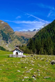 Chapel, Flittneralm. Flittner Alm, Innervals, Vals, Valser Tal, Valser Tal Natura 2000 nature