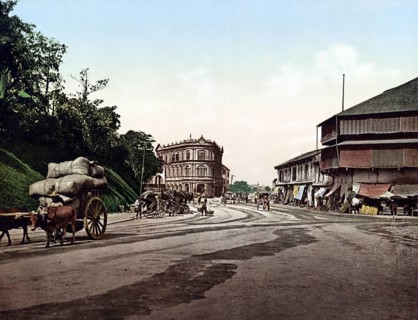 Singapore, Boustead Institute, Historic, digitally restored reproduction from a 19th century