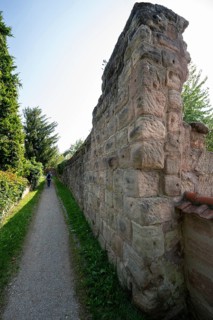 Medieval town wall, built and extended in the 13th century, Hiltpoltstein, Middle Franconia,