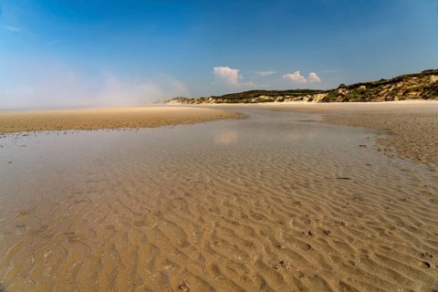 On the Plage du Chatelet beach on the Côte d'Opale or Opal Coast in Tardinghen, France, Europe