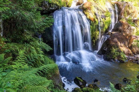 The Triberg Waterfalls, Triberg in the Black Forest, Baden-Württemberg, Germany, Europe