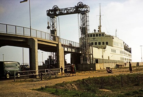 Ferry Halsskov, Nyborg, Denmark 1958