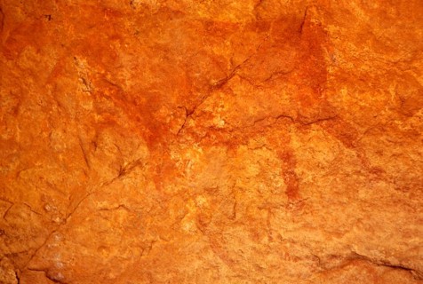 Famous prehistoric rock carvings of Tassili N'Ajjer, Algeria, North Africa 1973 Tassili N'Ajjer