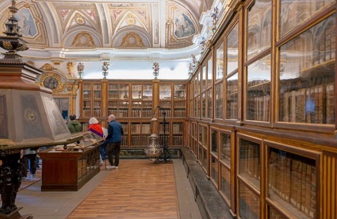 Interior view of the museum of Santiago de Compostela Cathedral Spain