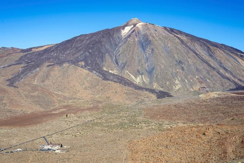 Panorama during the ascent to the Alto de Guajara, 2715m, to the bizarrely shaped rock formations