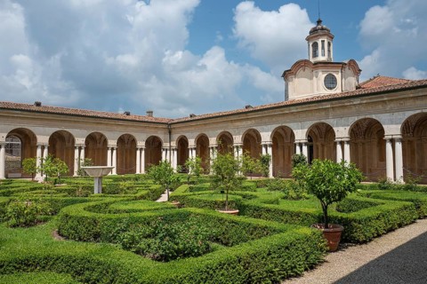 Hanging garden in the Palazzo Ducale, Mantua, Italy, Europe