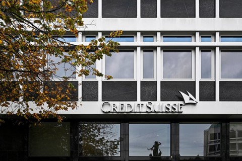 Credit Suisse lettering