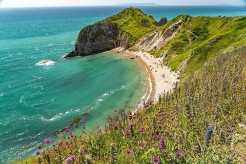 Man O'War Beach, UNESCO Jurassic Coast World Heritage Site, England, Great Britain