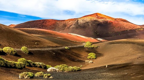 2016, Timanfaya National Park, Lanzarote, Fire Mountains of Timanfaya National Park, Montanas del