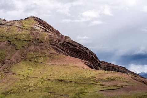 Pallay Punchu Rainbowmountain, Layo, Peru, South America