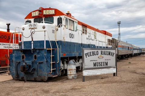 Pueblo, Colorado, The Pueblo Railway Museum. The museum consists of an outdoor exhibit next to the